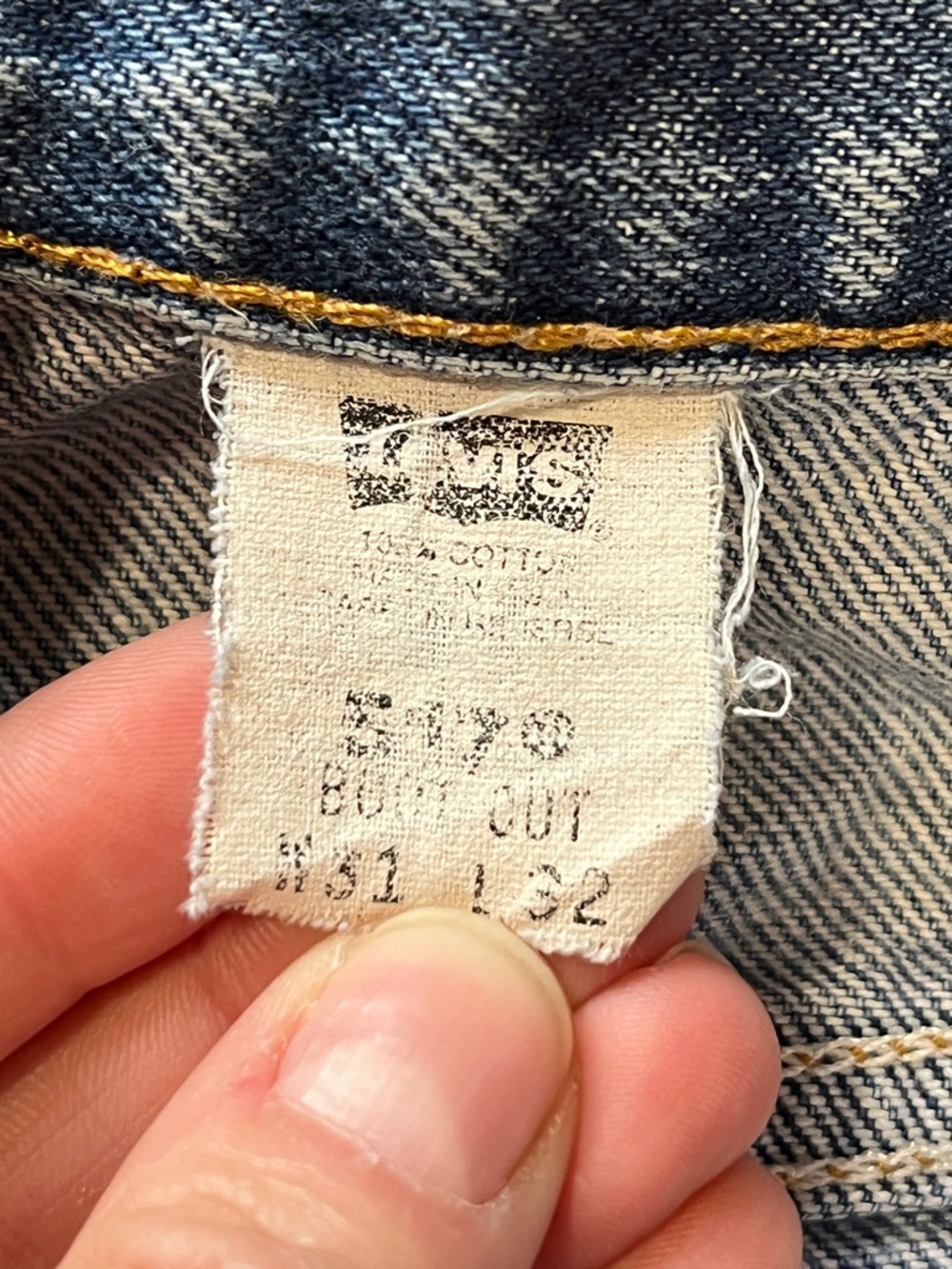 Vintage Levis Cut Off Shorts - Picture 4 of 4